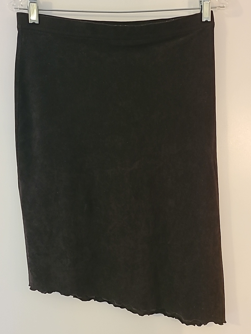Y2K Guess Asymmetrical Midi Skirt Dark BrownY2K 90s Grunge Whimsygoth Witchy